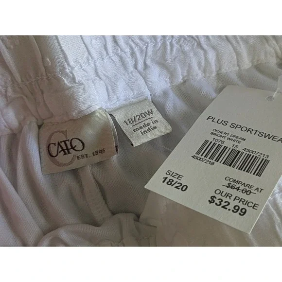 NWT 18/20 Cato Plus Sportswear White Swiss Dot Tiered Maxi Skirt Womens  Boho - Picture 2 of 6